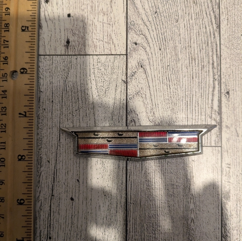Cadillac Car Emblem - Red, Blue, Silver